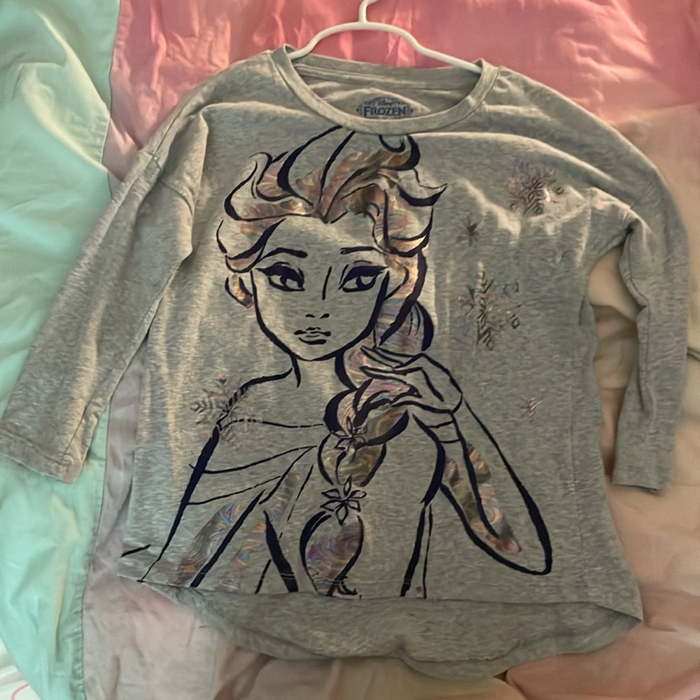 Girls Elsa long sleeve shirt